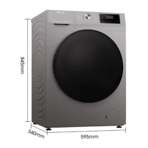 Hisense 8kg WFPV8012EMT Washing machine Front loadFull Automatic(Grey)