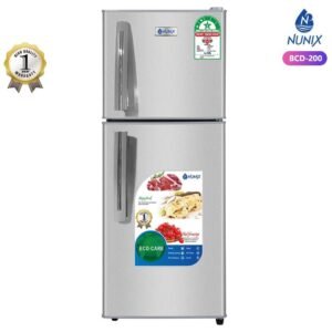Nunix Double Door Fridge 210L
