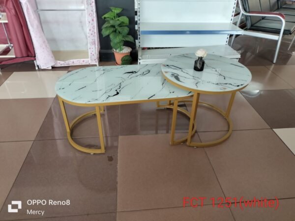 White Marble Coffee Table